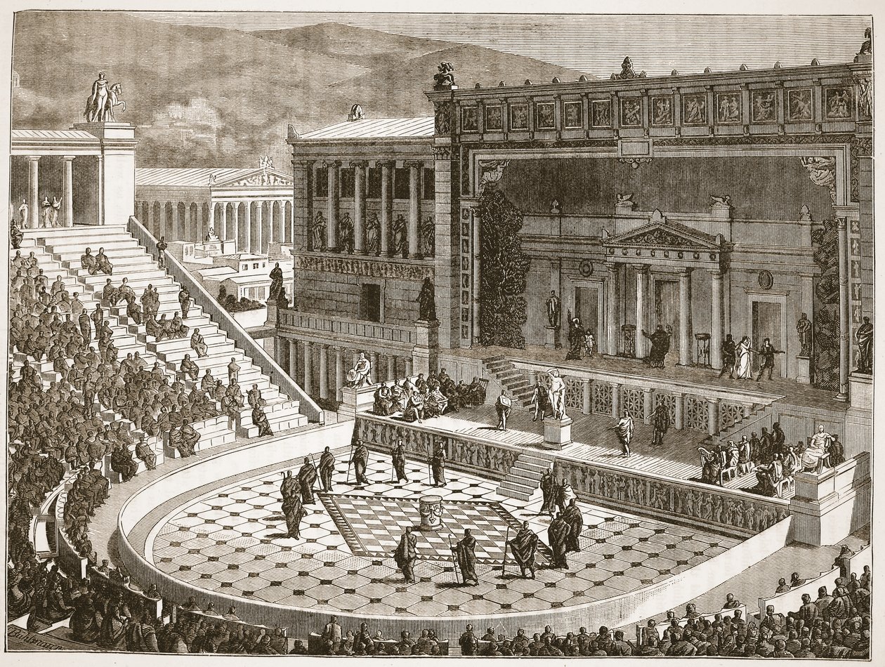 Théâtre de Dionysos à Athènes - English School