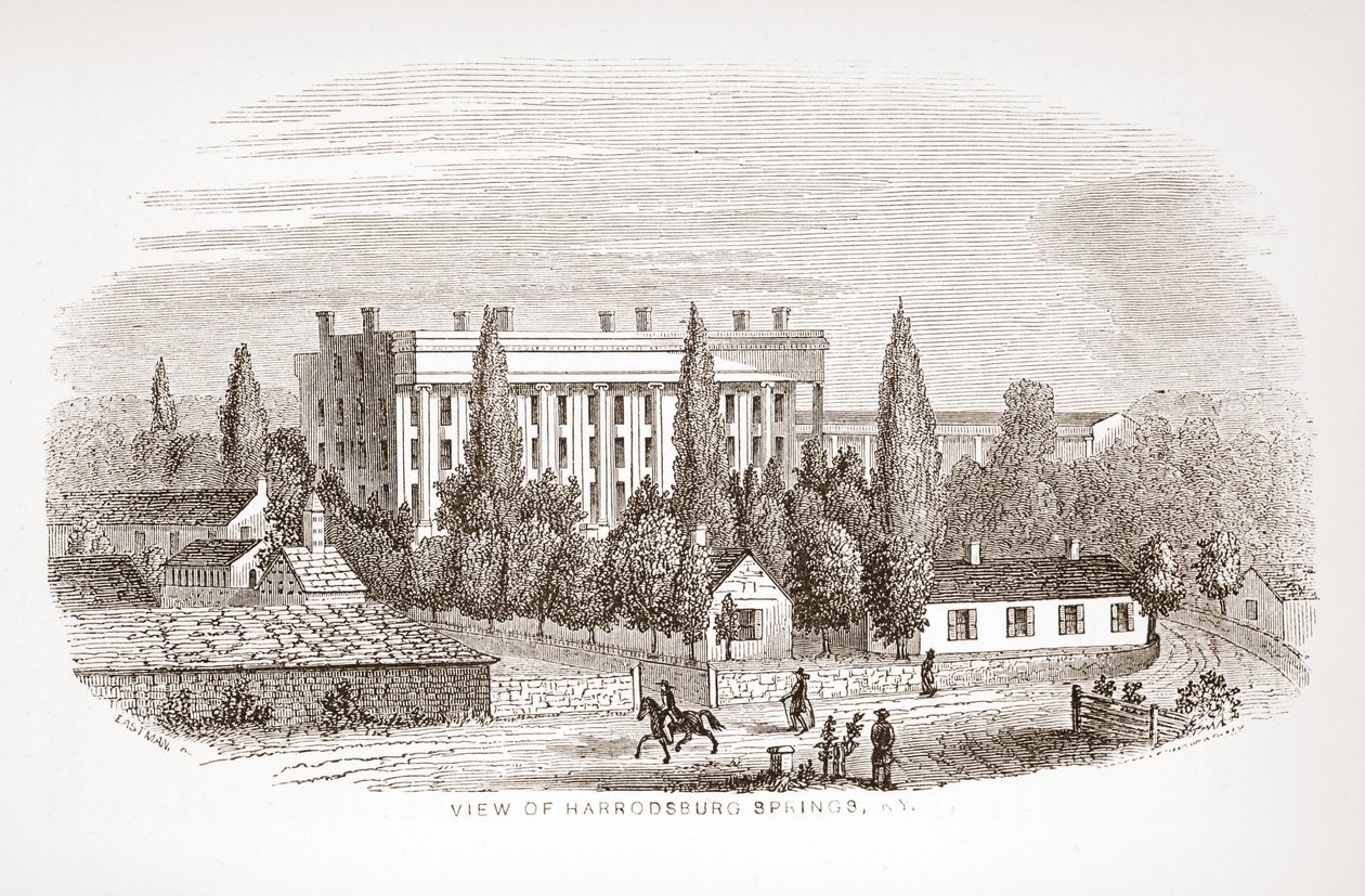 Vue des sources de Harrodsburg, KY - English School