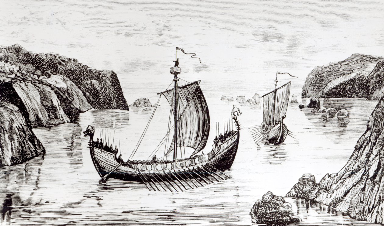 Navires vikings - English School