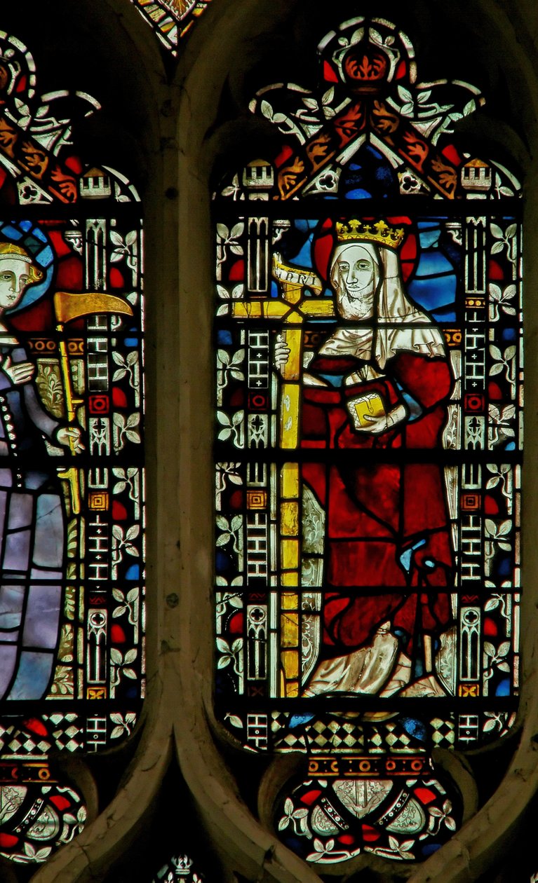 Vitrail représentant Sainte Hélène - English School