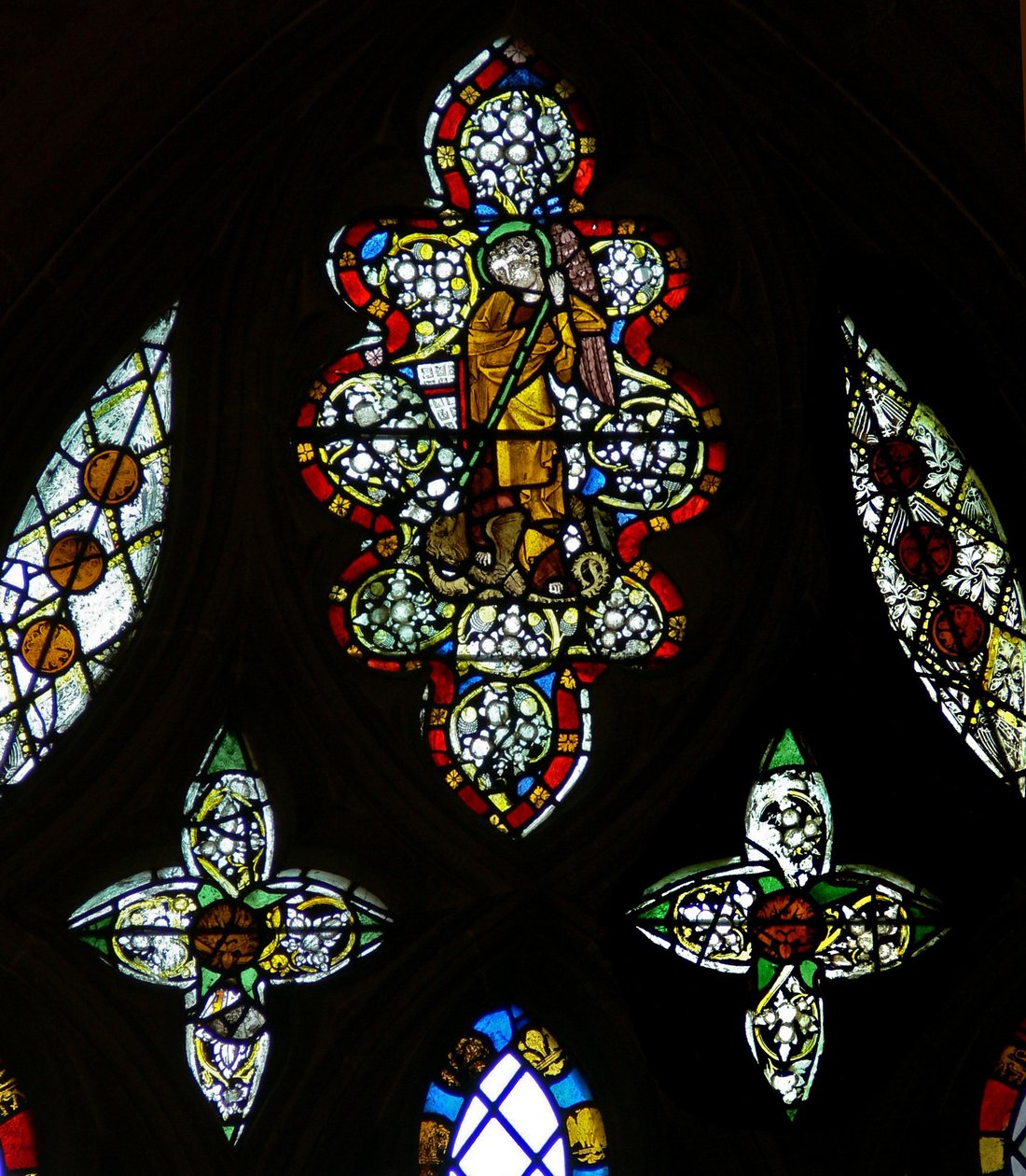 Fenêtre n-9 représentant Saint Michel - English School