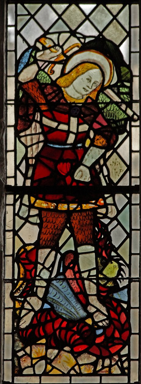 Fenêtre n3 représentant Saint Michel - English School