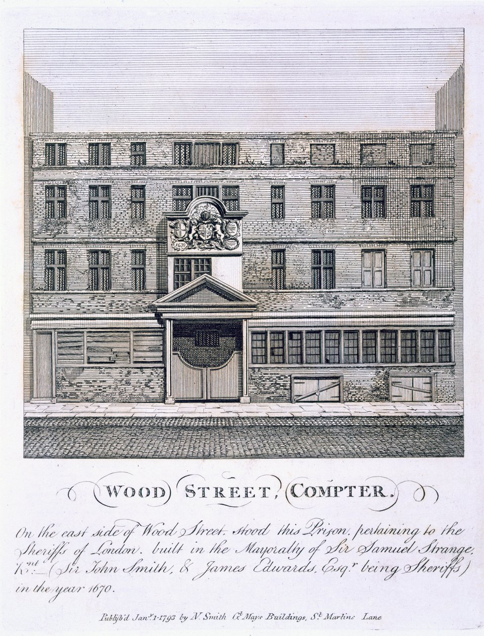 Wood Street, Compter, pub. 1793 - English School