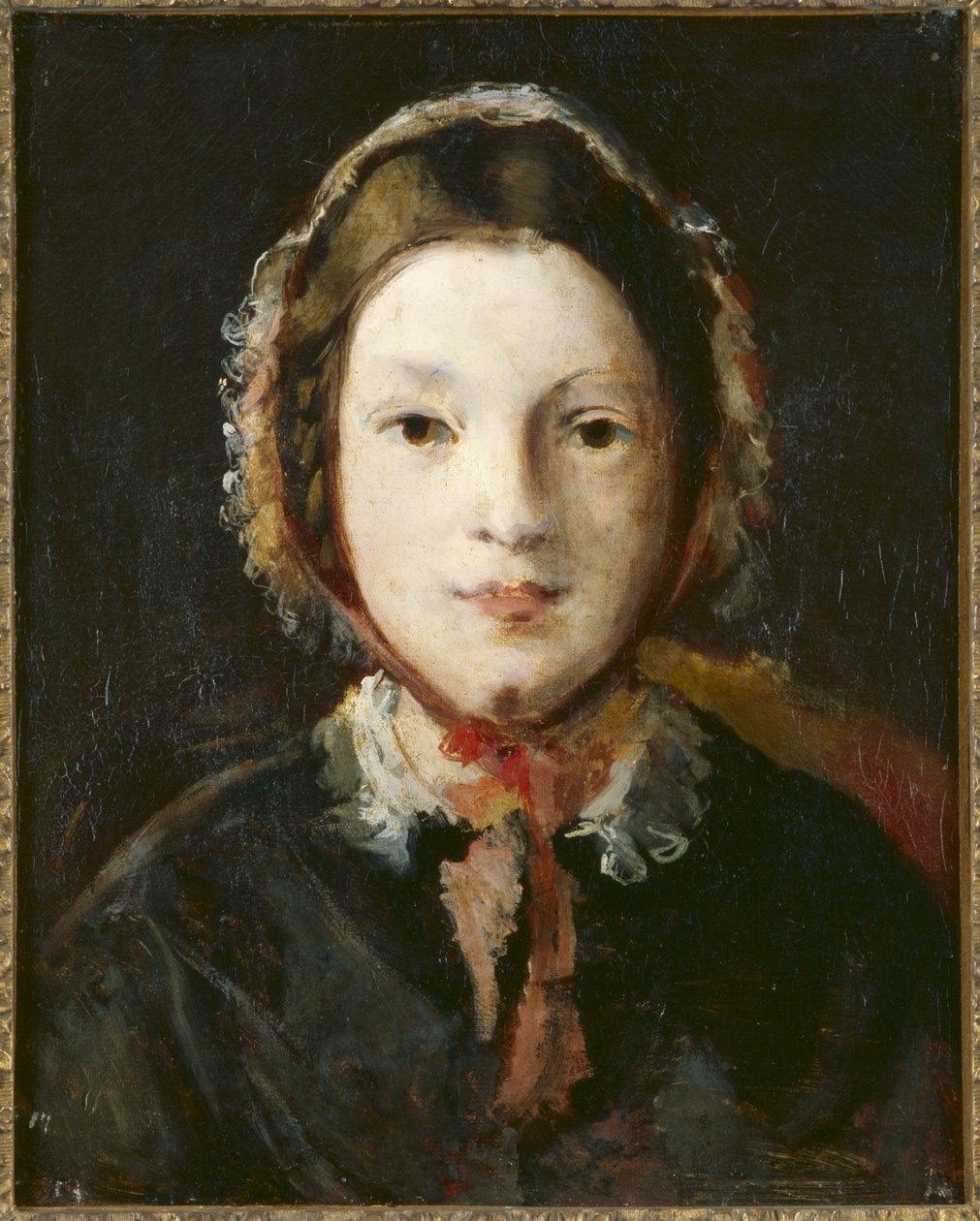 Jeune femme avec un bonnet - English School