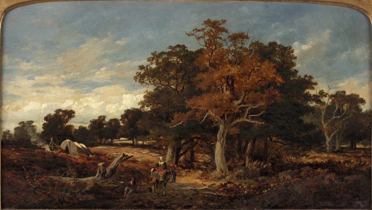 Paysage avec campement de gitans - English School English School