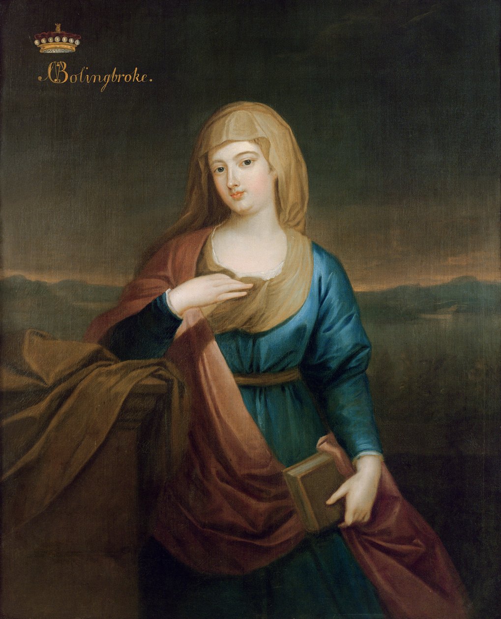 Portrait de Marie Claire Deschamps de Marcilly (1675-1750), deuxième épouse de Henry, 1er vicomte Bolingbroke, c.1720 - Enoch Seeman