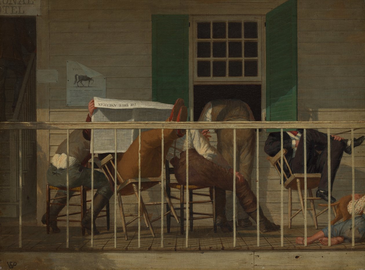 Le Vrai Américain, vers 1874 - Enoch Wood Perry