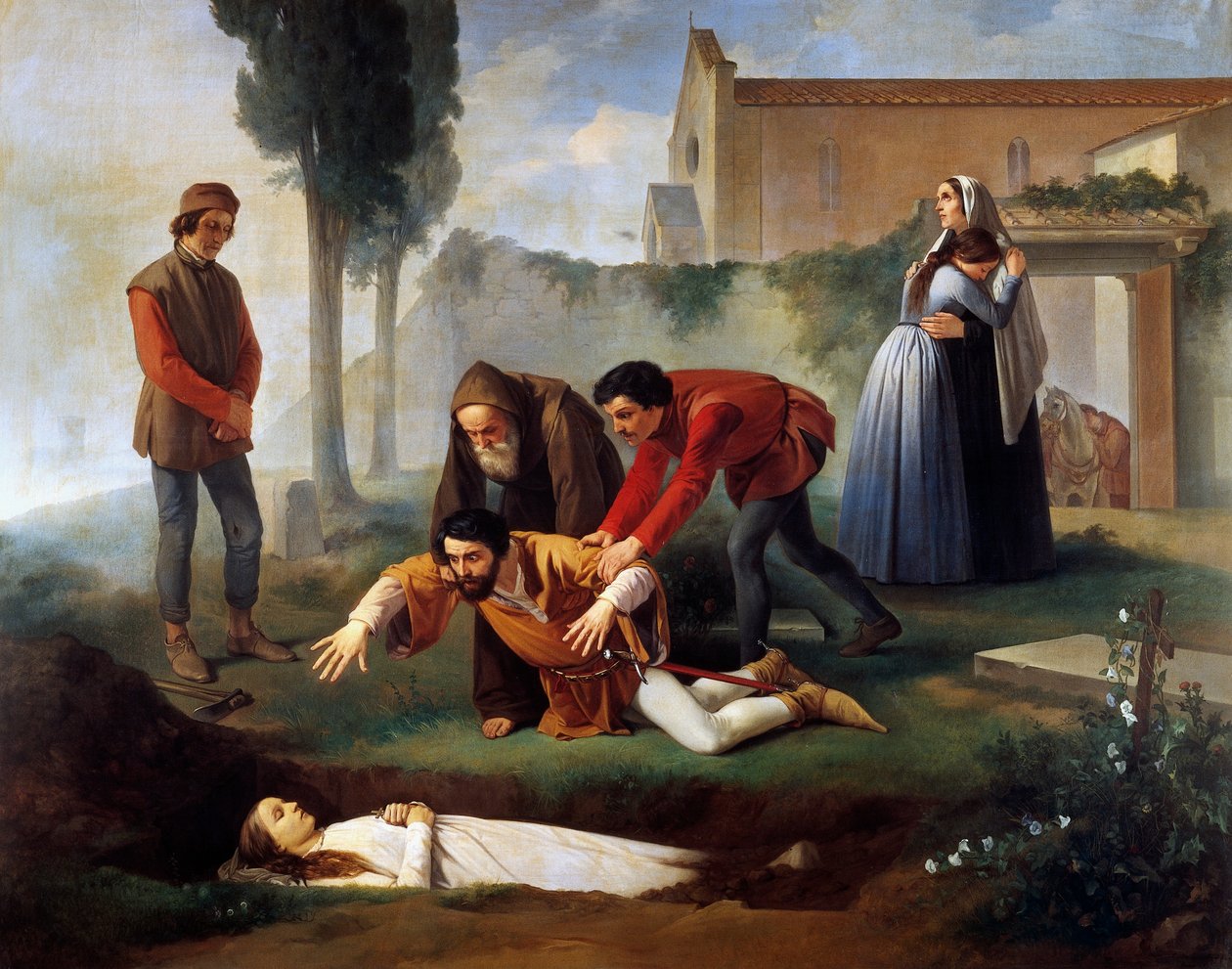 Enterrement de Pia de Tolomei - Enrico Pollastrini