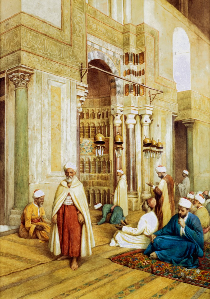 Adorateurs dans une mosquée, vers 1868-1938 - Enrico Tarenghi
