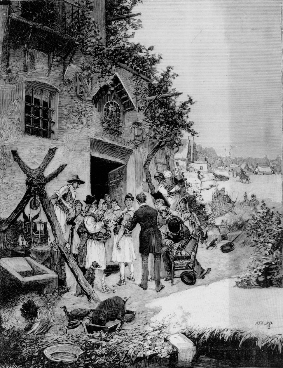 Vaccination publique contre le choléra dans la région de Murcie, 1885 - Enrique Atalaya Gonzales