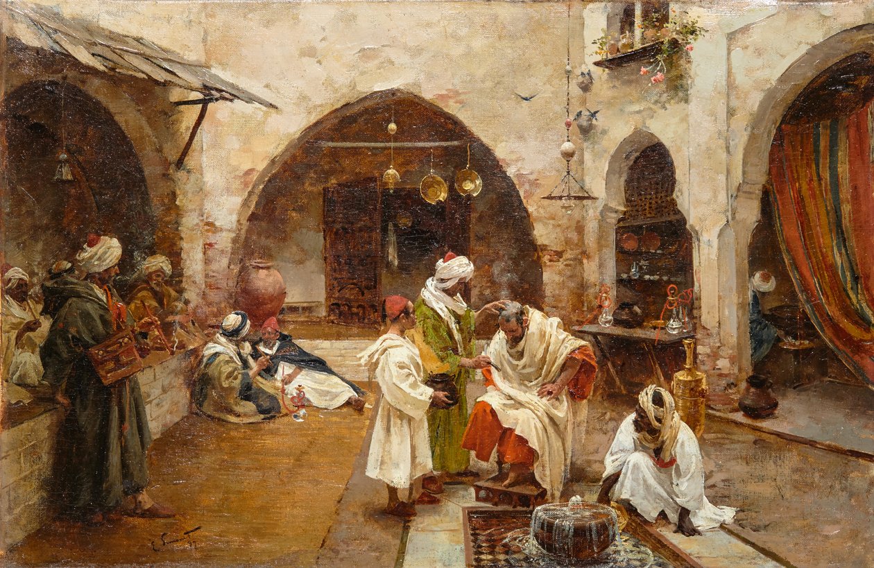 Le barbier du souk - Enrique Simonet