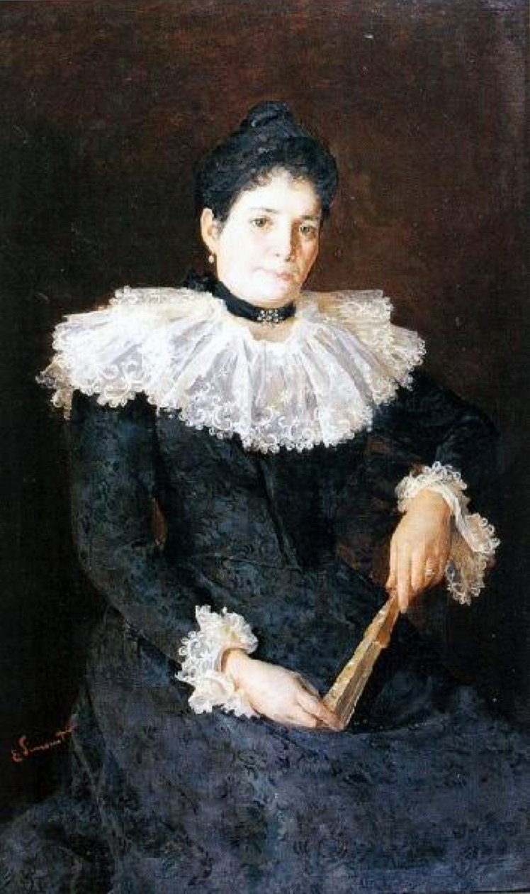 Portrait de dame - Enrique Simonet