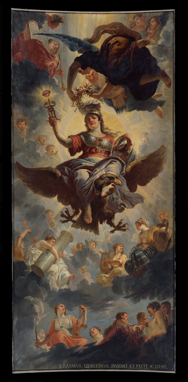 Plafond de la salle du conseil - Erasmus Quellinus II