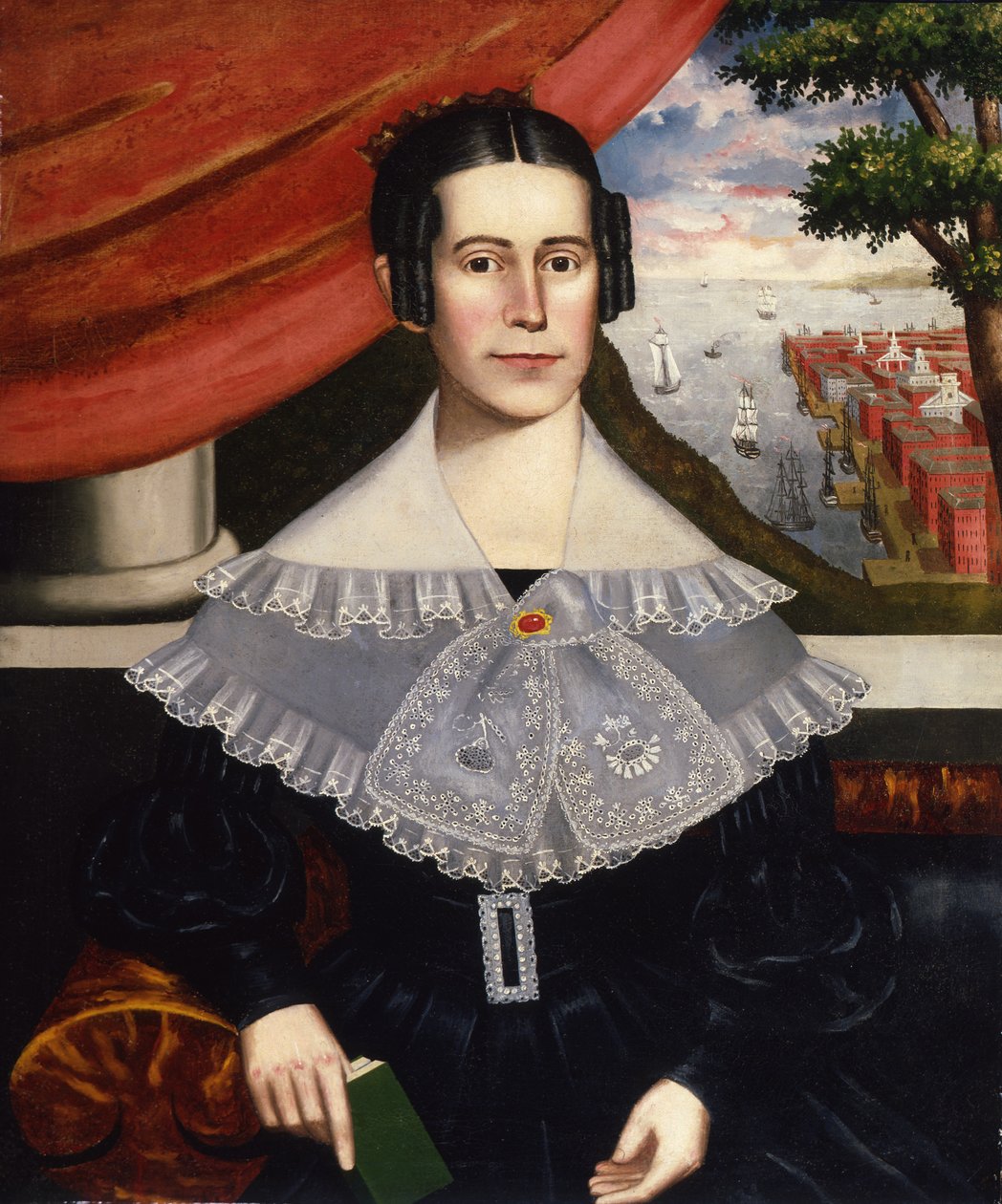 Louisa Galland Cook Moore, 1838 - Erastus Salisbury Field