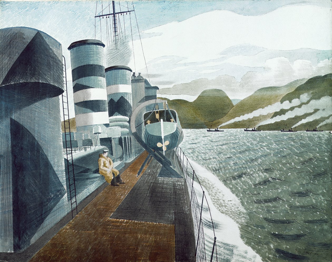 Départ de Scapa Flow - Eric Ravilious