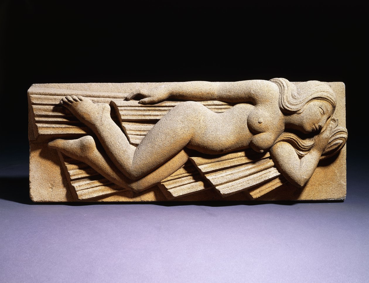 Modèle pour sculpture : Le Vent du Sud - Eric Gill