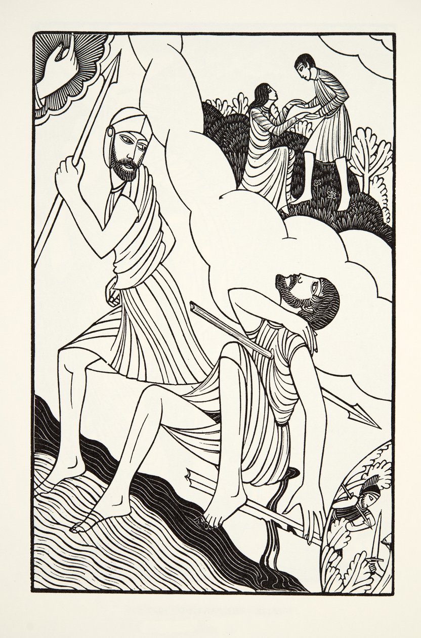 La mort de Troïlus - Eric Gill