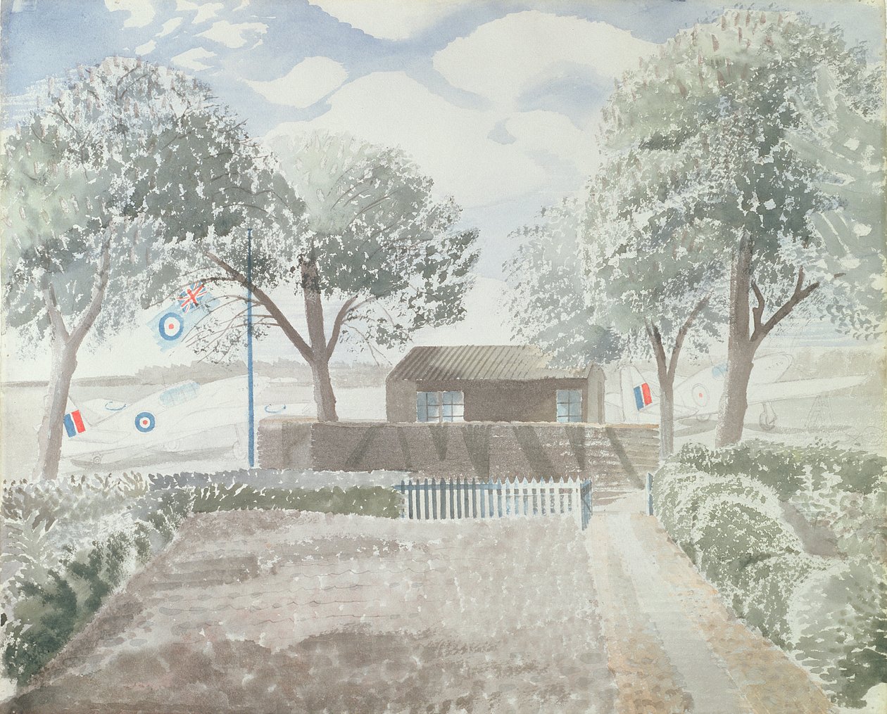 Aérodrome, vers 1942 - Eric Ravilious