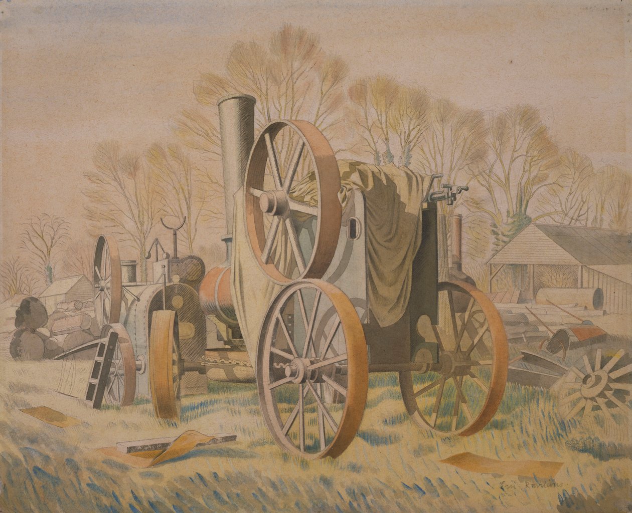 Le Tracteur, 1933 - Eric Ravilious