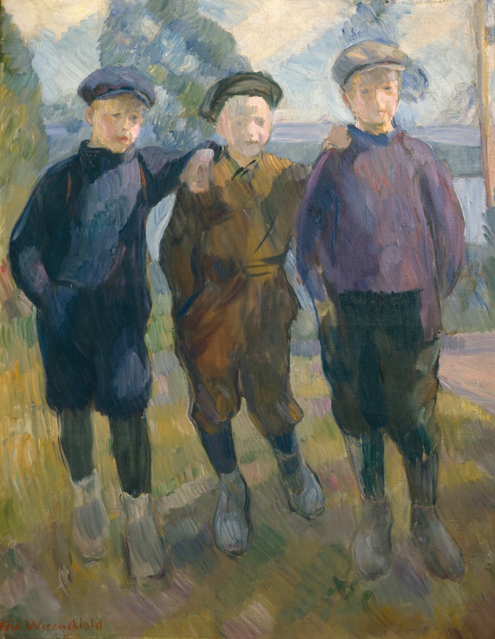 Hooligans de Lysaker, vers 1910 - Erik Theodor Werenskiold