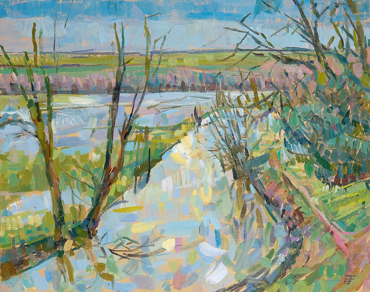 Le Cherwell depuis Rousham I - Erin Townsend