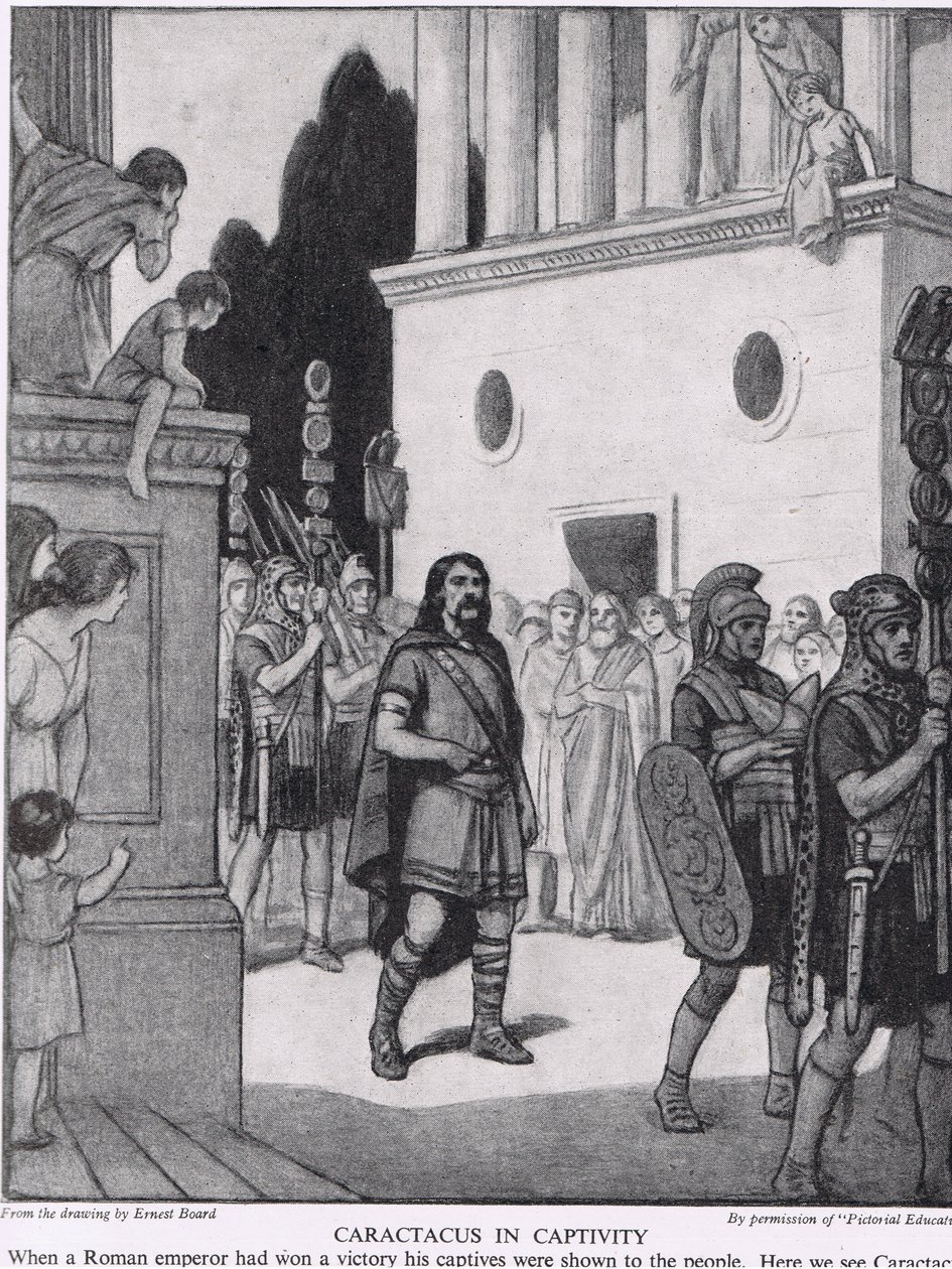 Caractacus en captivité, illustration de 