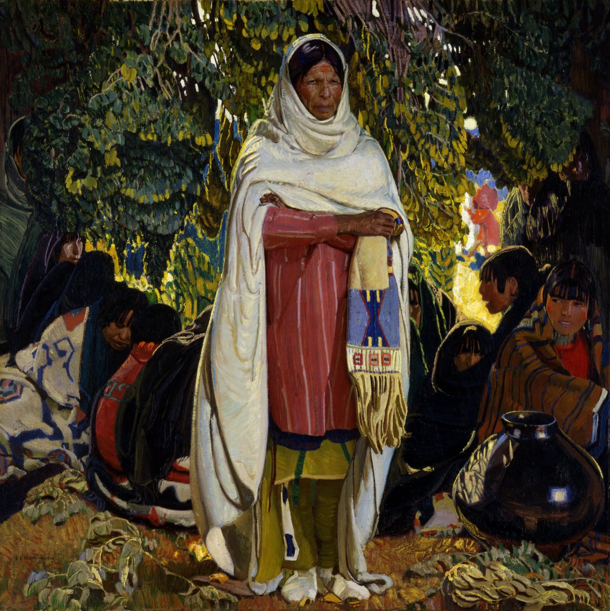 Le cadeau - Ernest L. Blumenschein