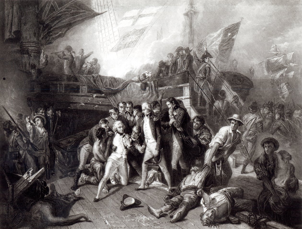 La mort de Nelson - Ernest Slingeneyer