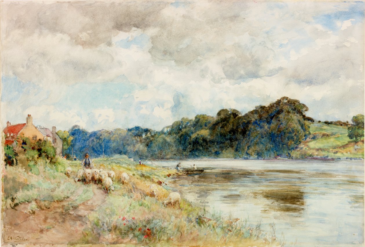 Sur le Coquet, vers 1902 - Ernest Albert Waterlow