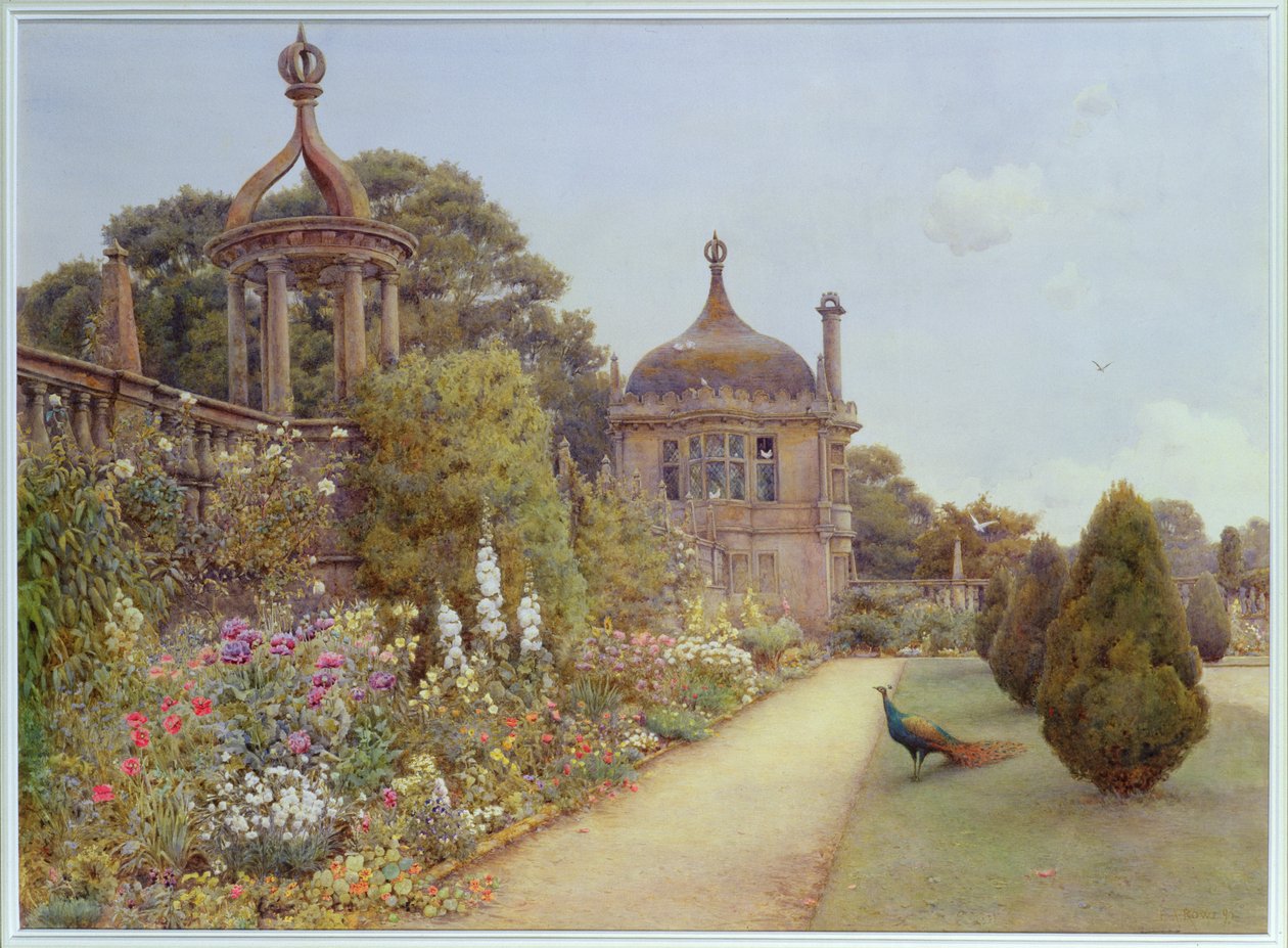 Les jardins de Montacute, Somerset - Ernest Arthur Rowe