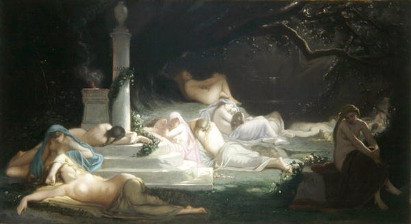 Nymphes à la tombe d