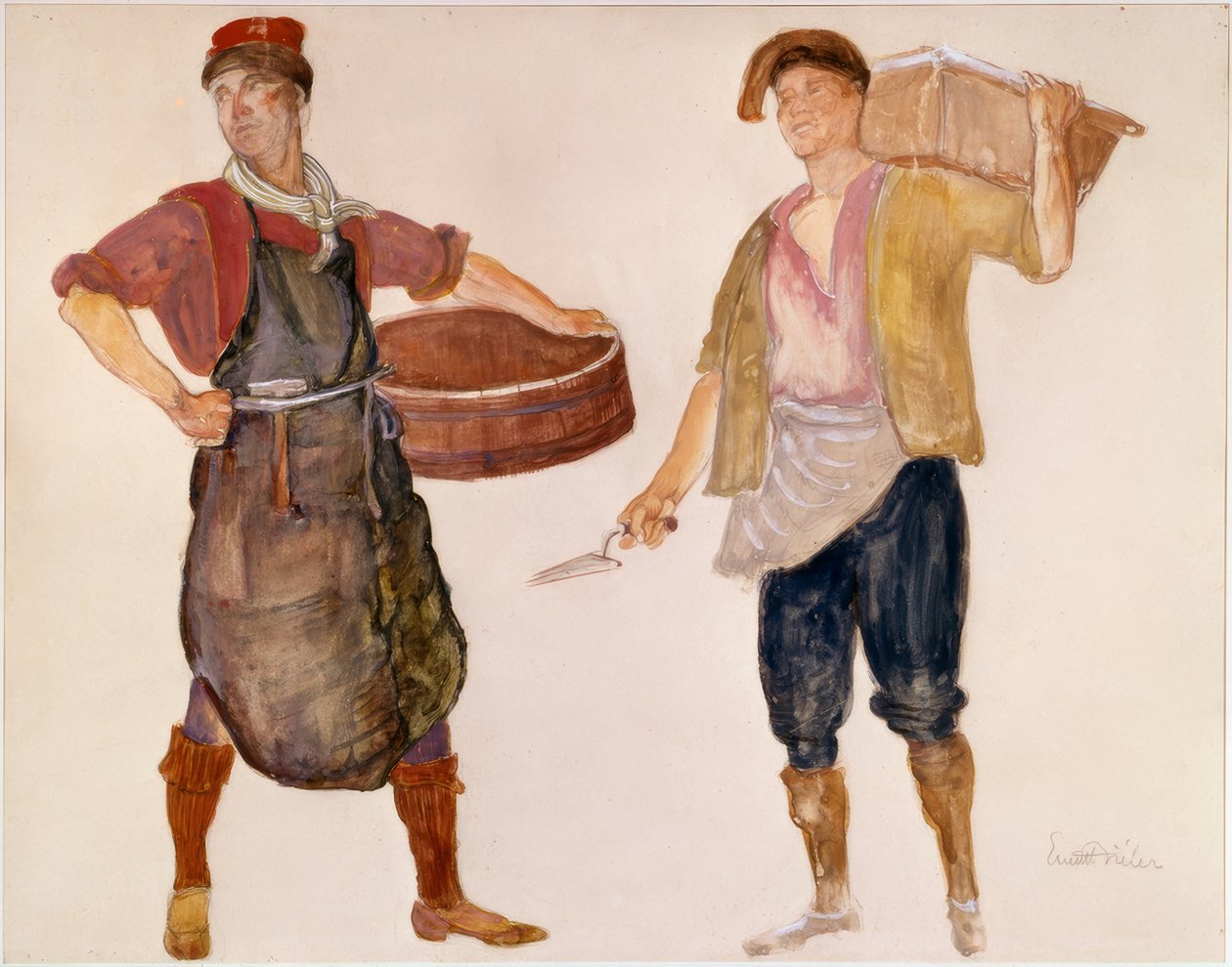Maçon et tonnelier - Ernest Bieler