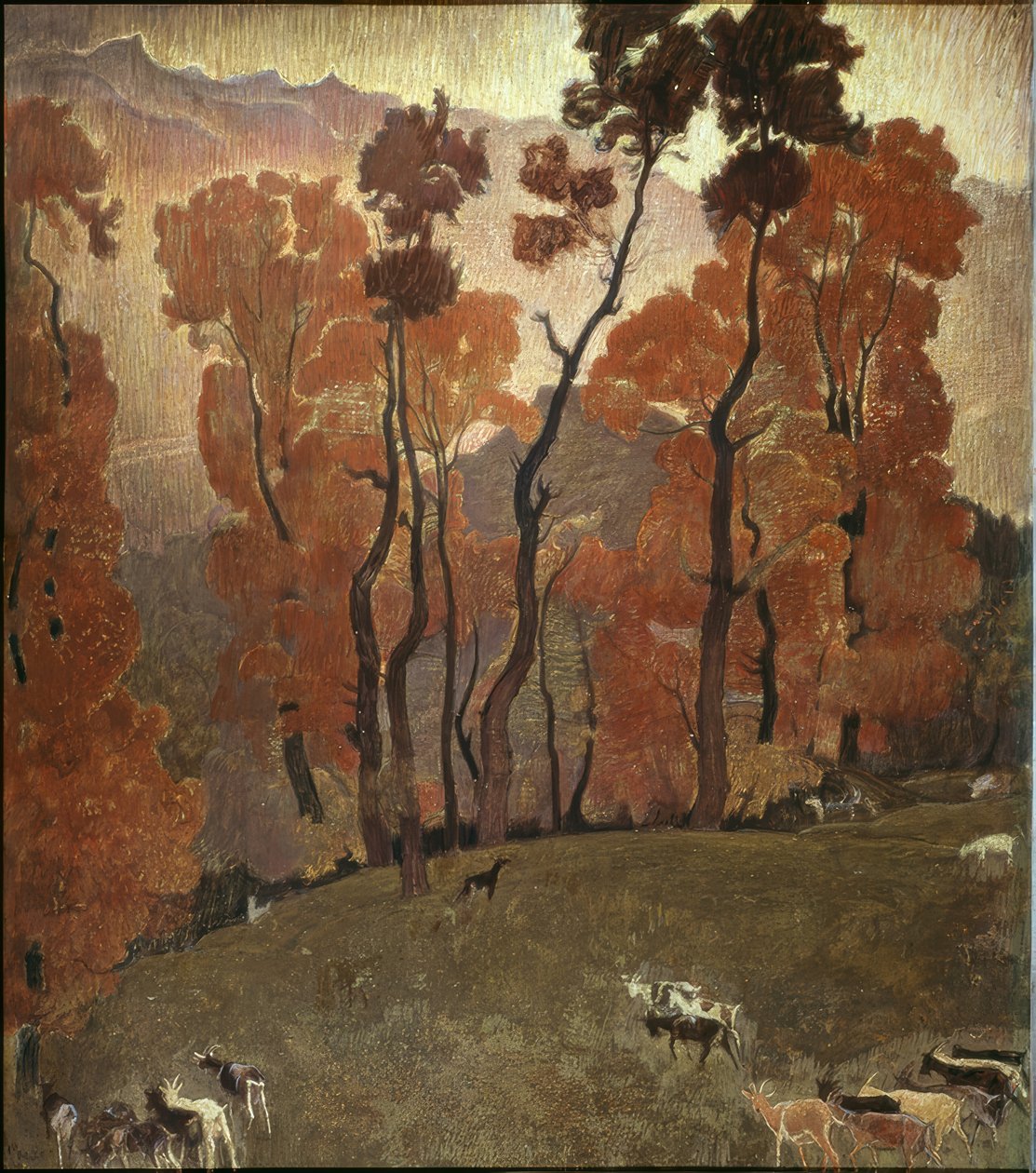 Paysage valaisan - Ernest Bieler