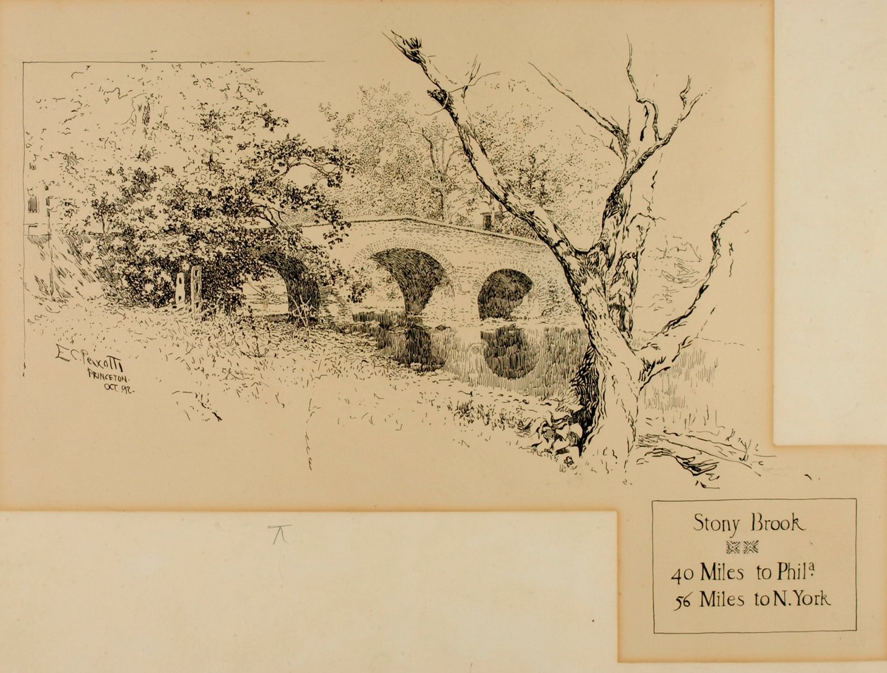 Pont du ruisseau - Ernest C. Peixotto