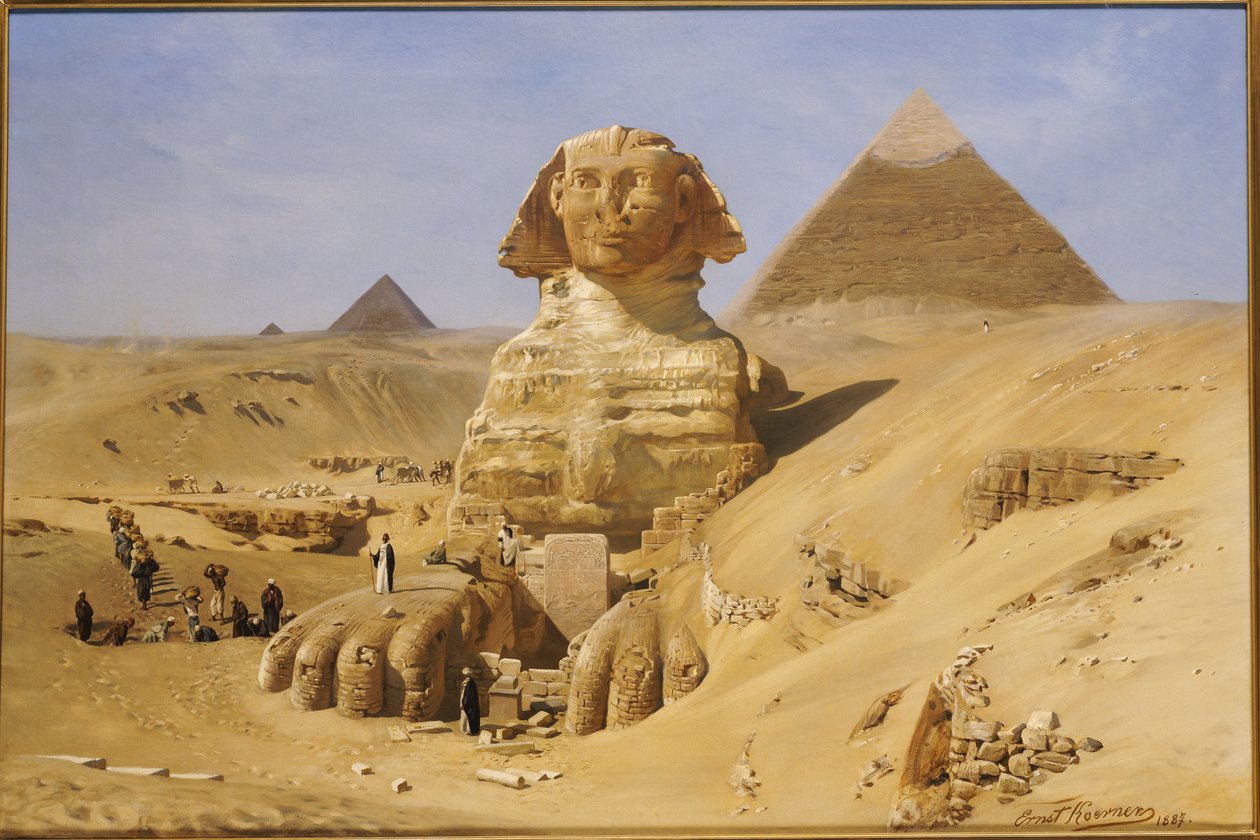 Excavation du Sphinx - Ernest Carl Eugen Koerner