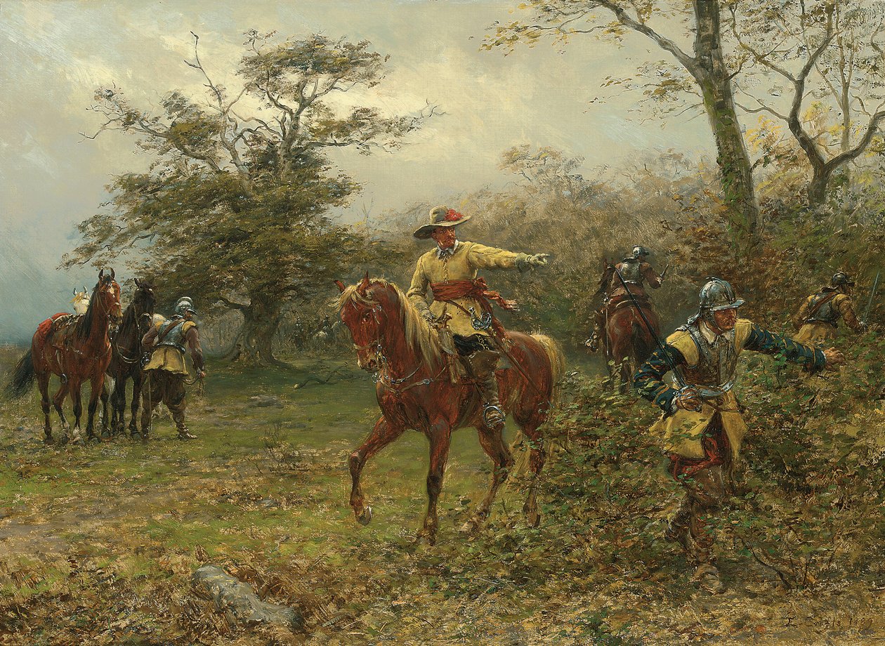 Le chêne de Boscobel - Ernest Crofts