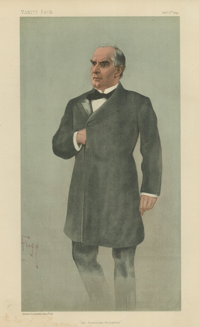 William McKinley (lithographie couleur) - Ernest Flagg
