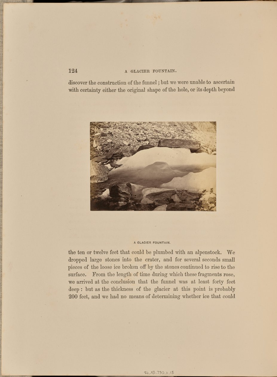 Une fontaine glaciaire - Ernest H. Edwards
