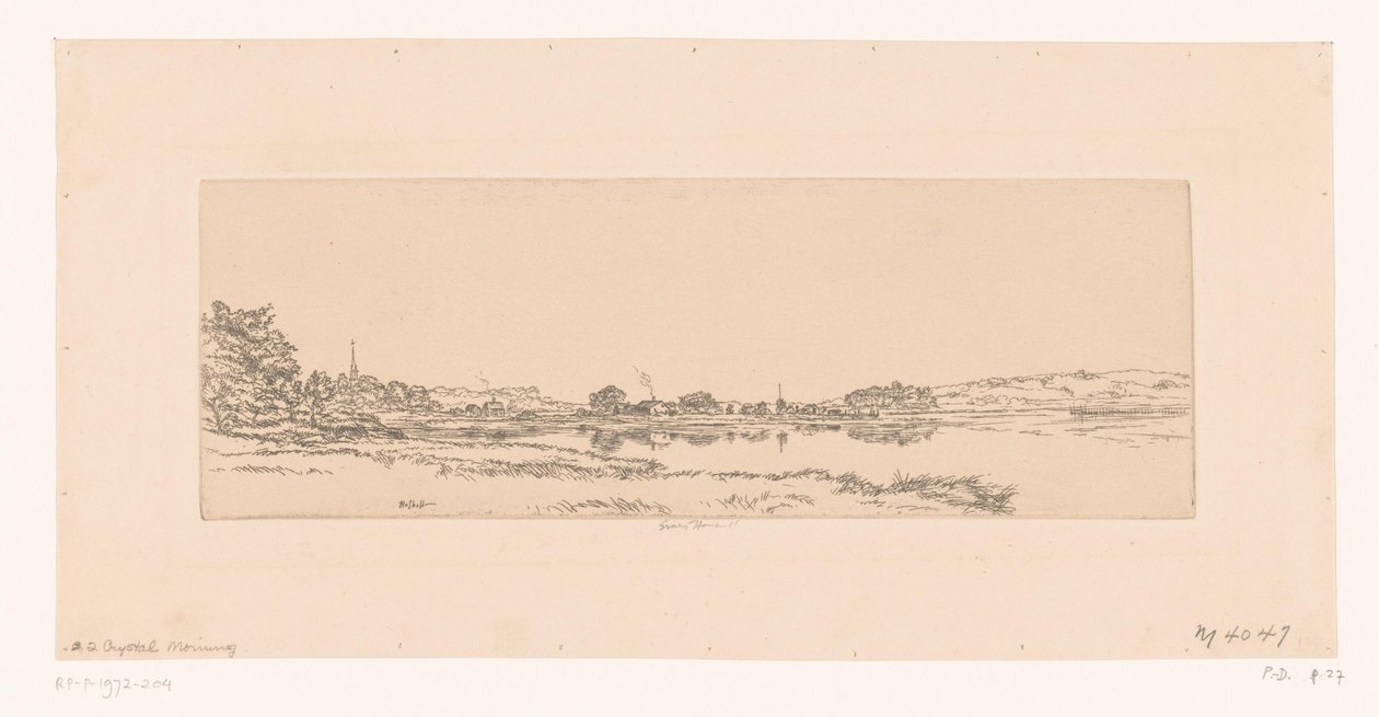 Matin clair - Ernest Haskell (signed by artist)