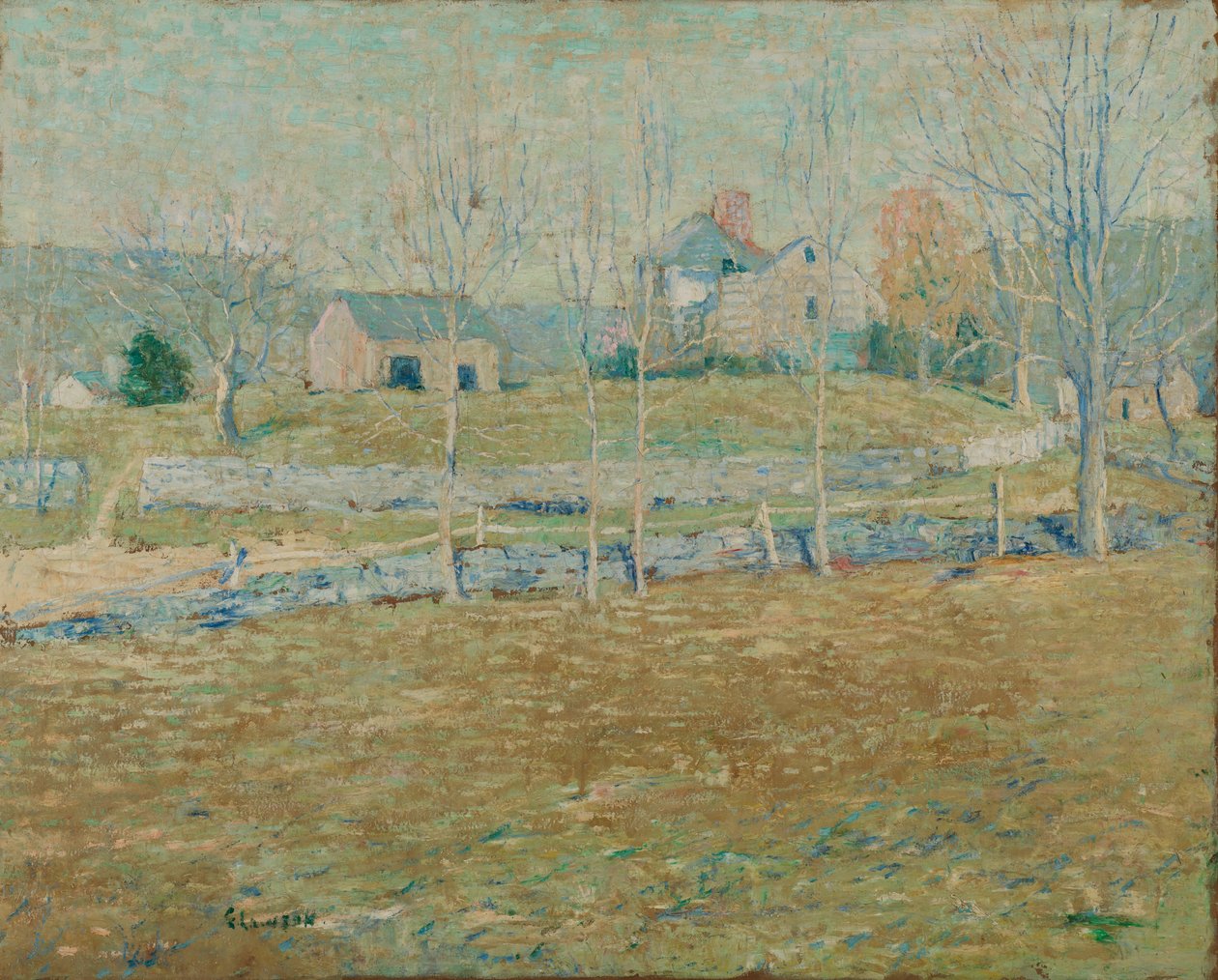 Une ferme abandonnée - Ernest Lawson