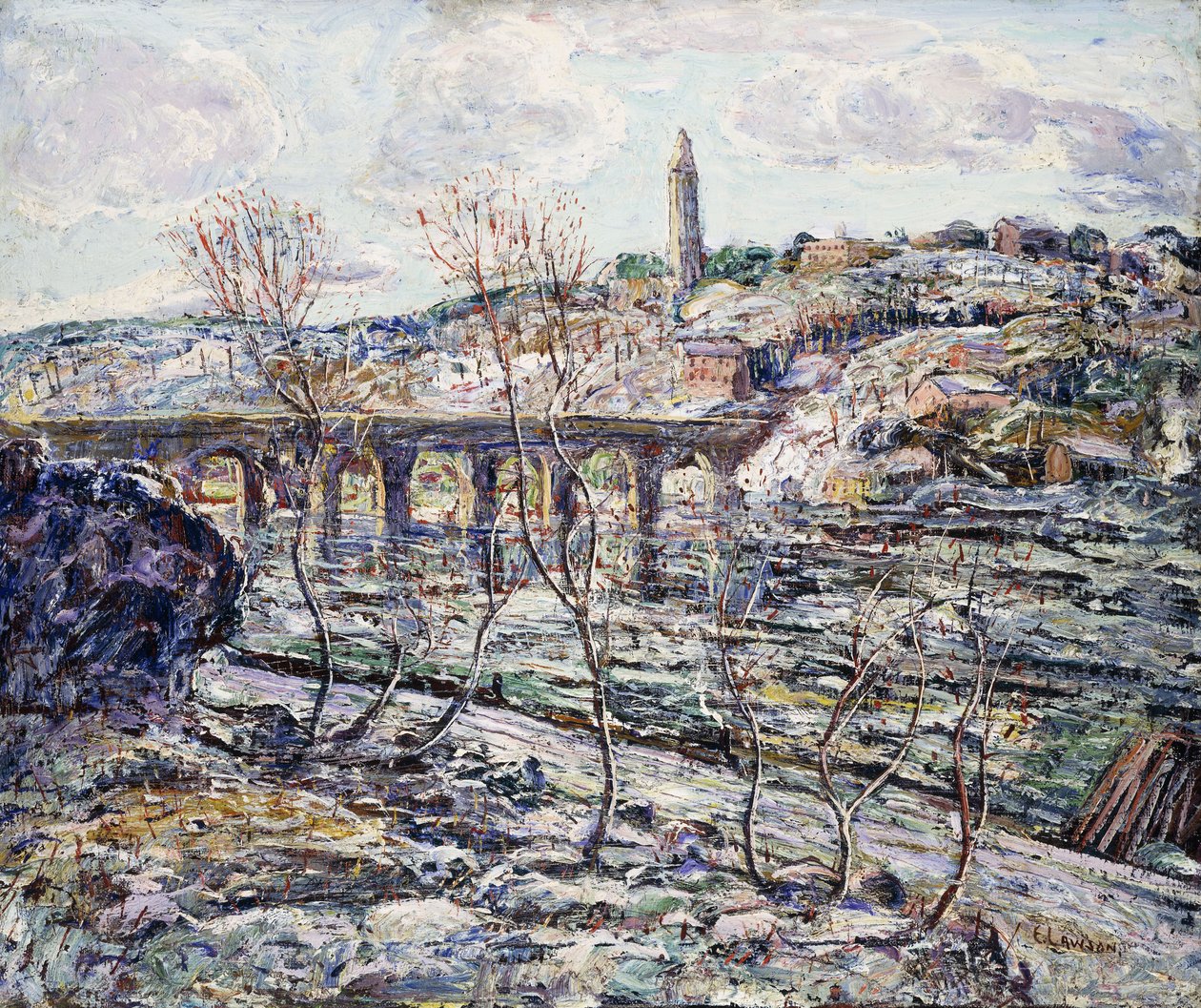 Pont de la rivière Harlem - Ernest Lawson