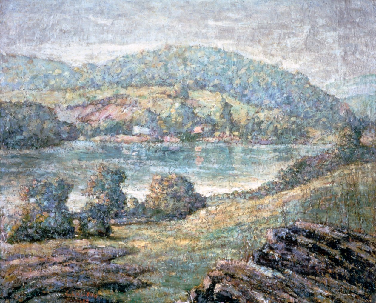 Lumière du matin, vallée de la rivière, Connecticut - Ernest Lawson