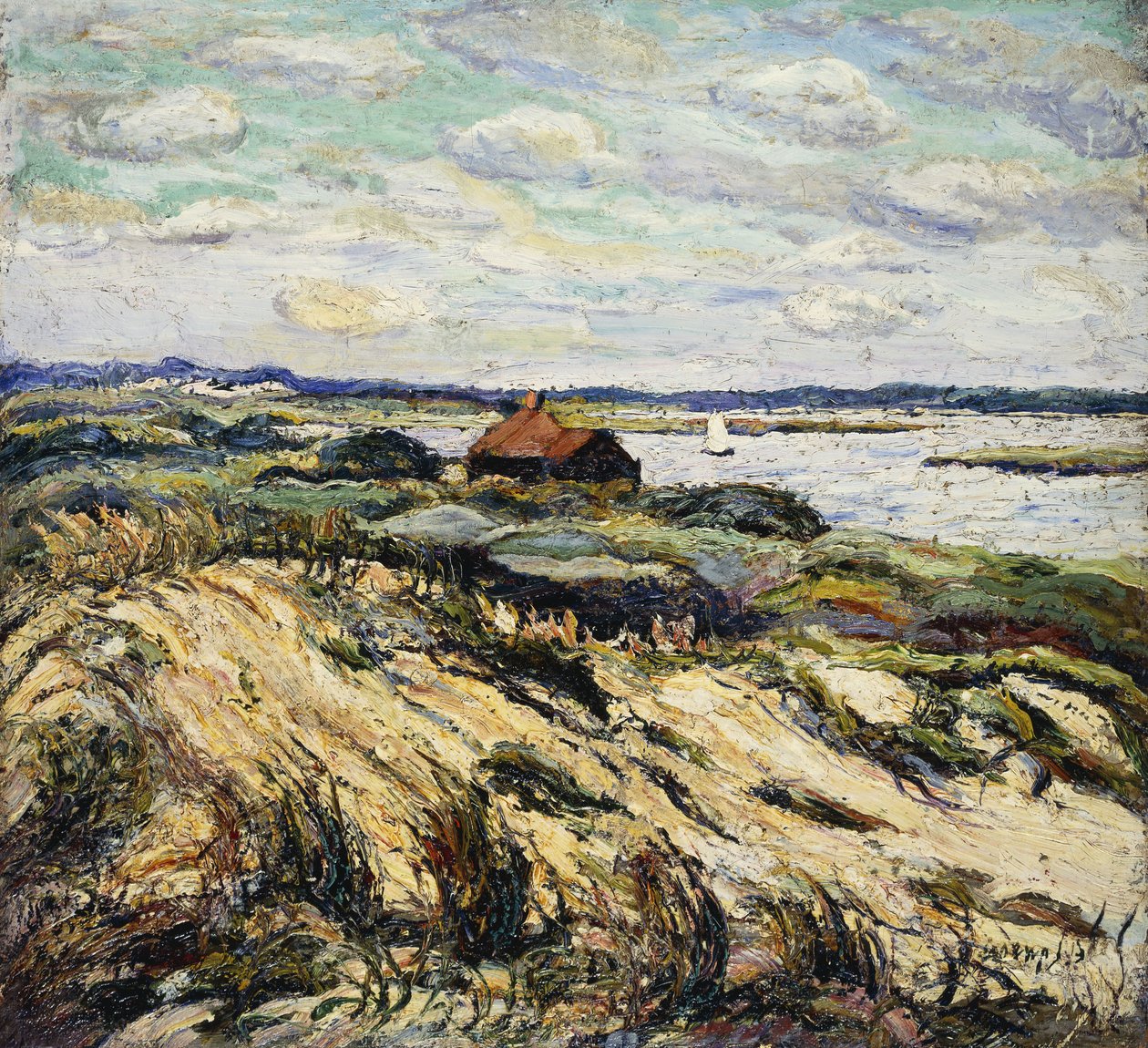 Cabane sur la baie - Ernest Lawson