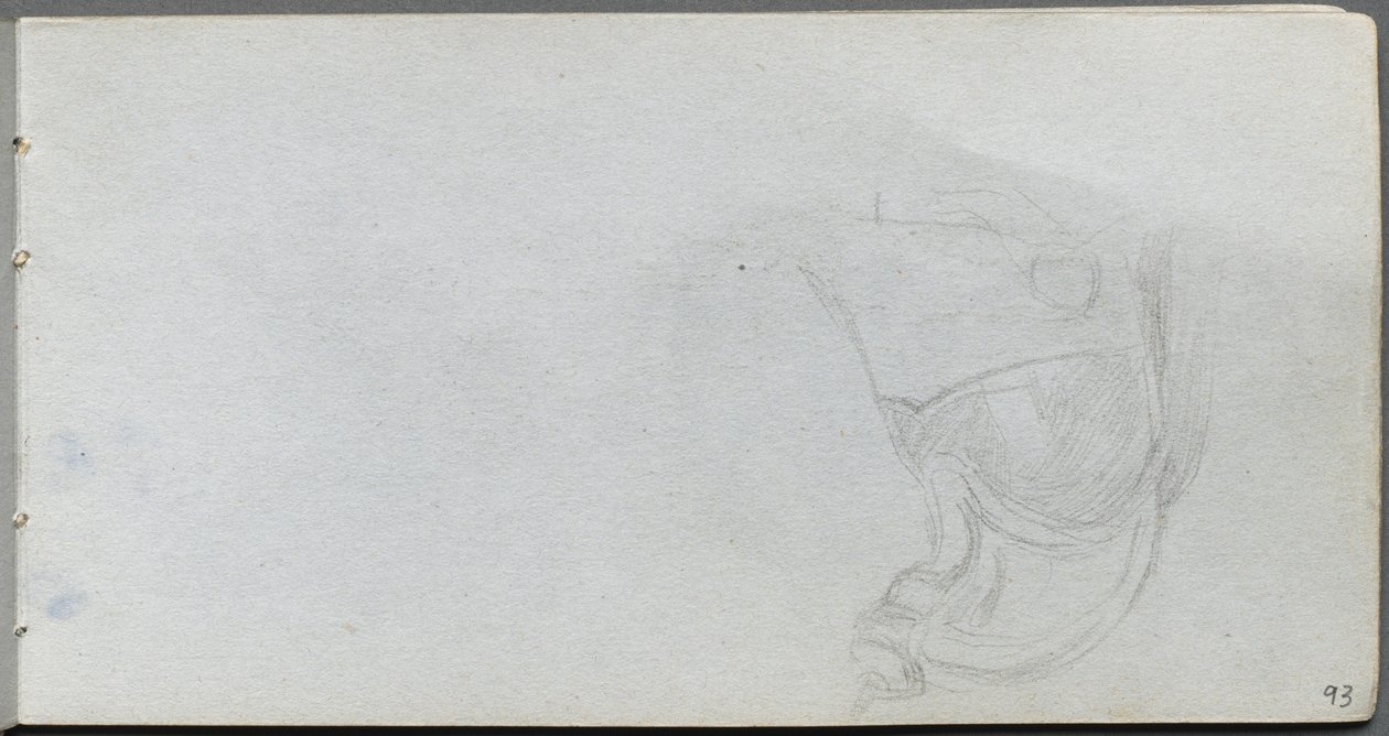 Carnet de croquis, page 93 : Étude d