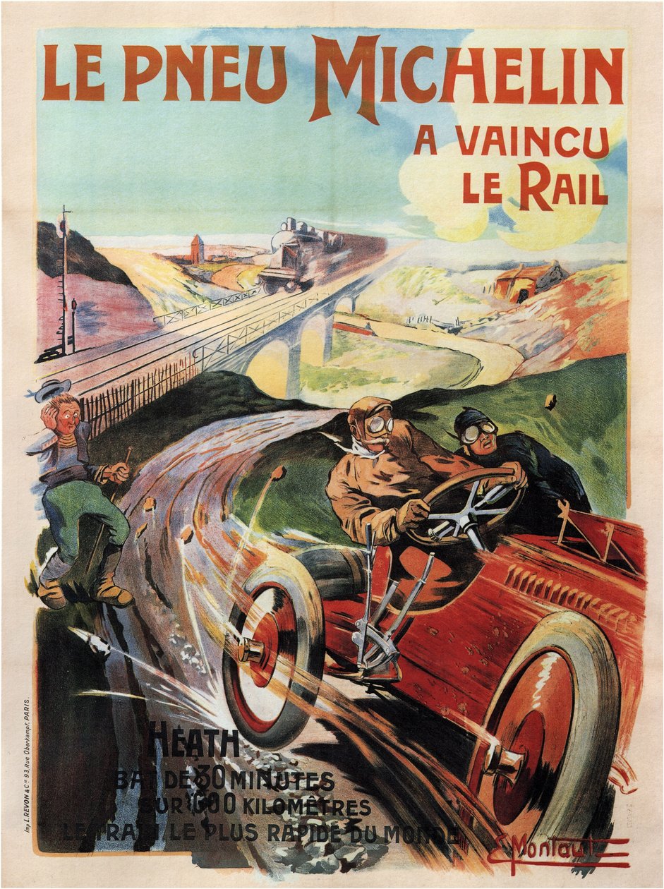 Pneus Michelin, 1905 - Ernest Montaut