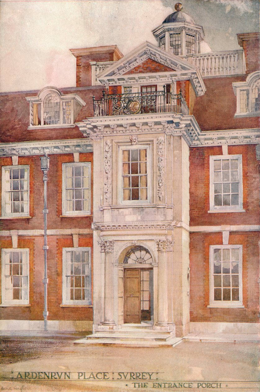 Ardenrun Place, Surrey, vers 1910 - Ernest Newton