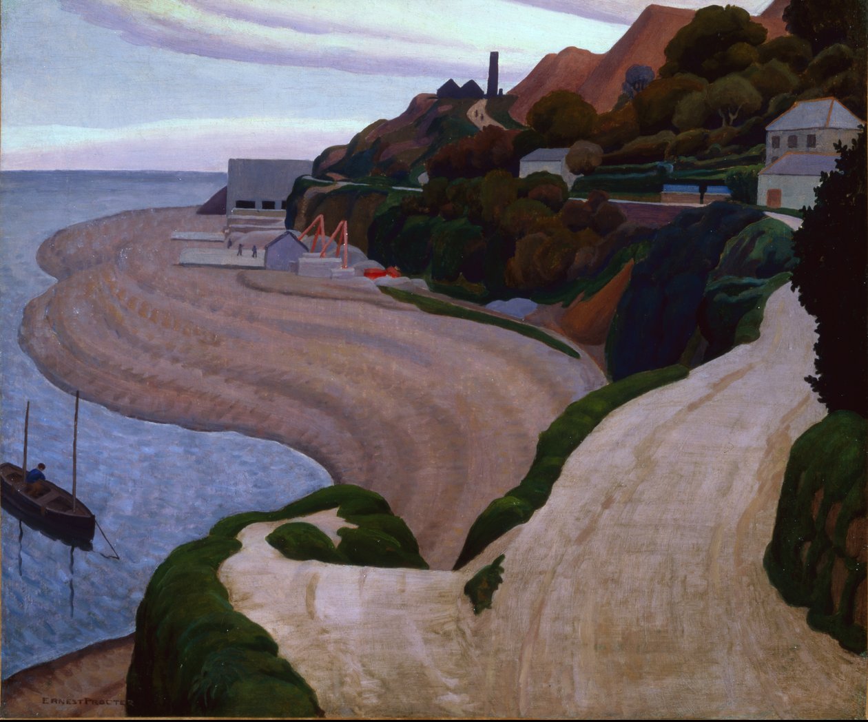 Route de Newlyn et Mousehole - Ernest Procter