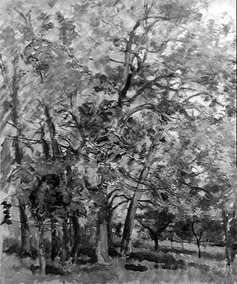 À travers les arbres - Ernest Rouart