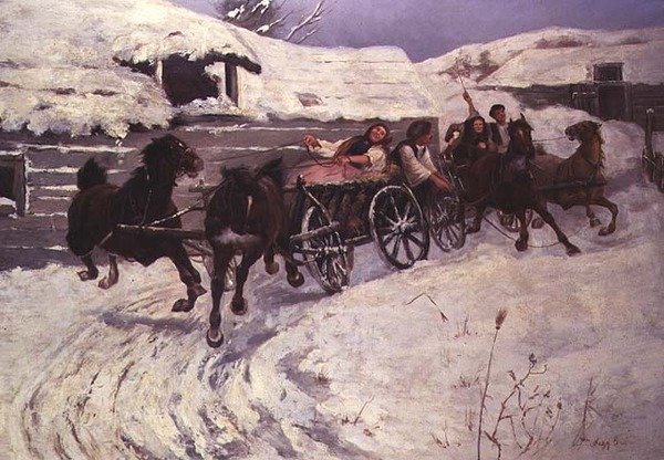 La course de troïka - Erno Nagy