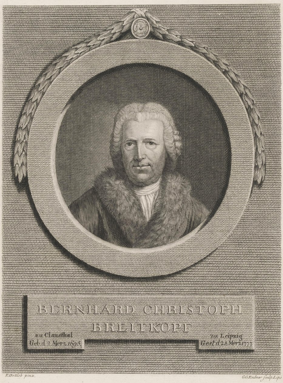 Bernhard Christoph Breitkopf - Ernst Gottlob